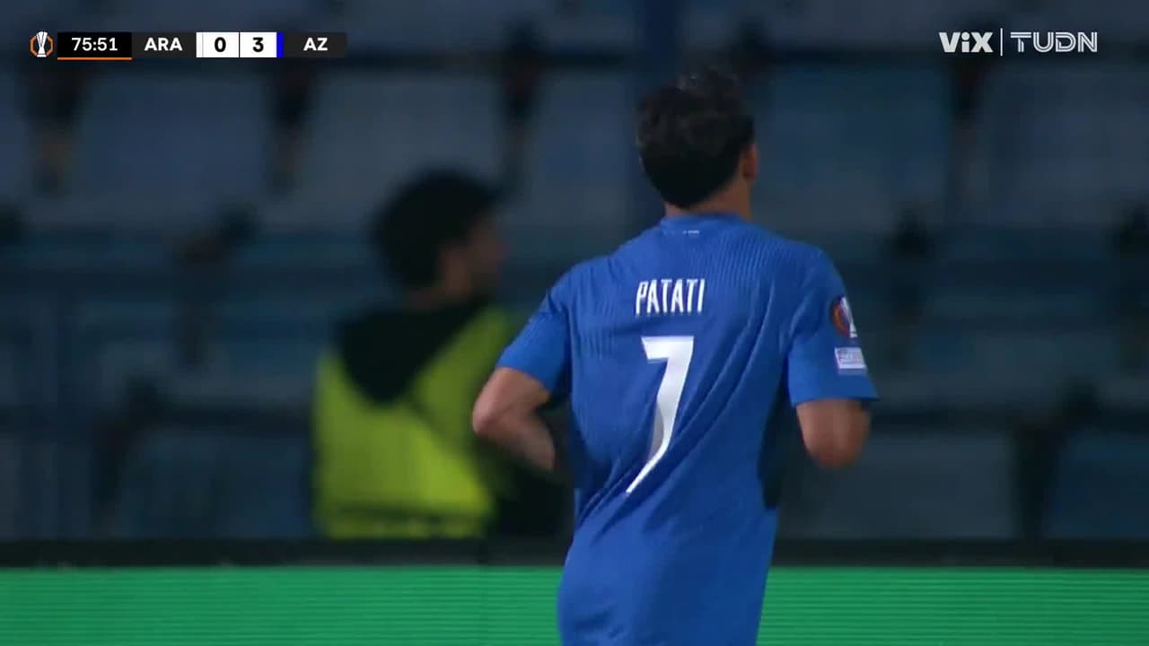 ¡Gol de Weslley Patati! Doblete para sentenciar la goleada del AZ