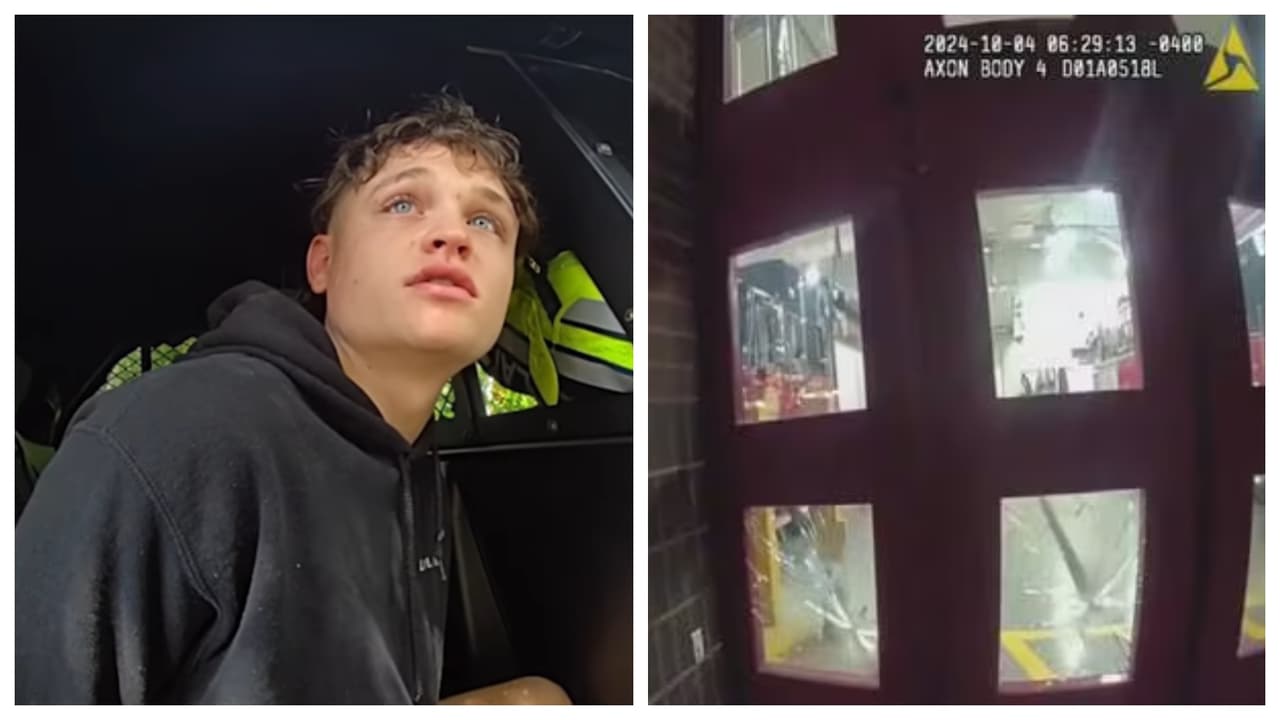 Un joven es arrestado y debe pagar miles por causar daños en una estación de bomberos en Orlando 