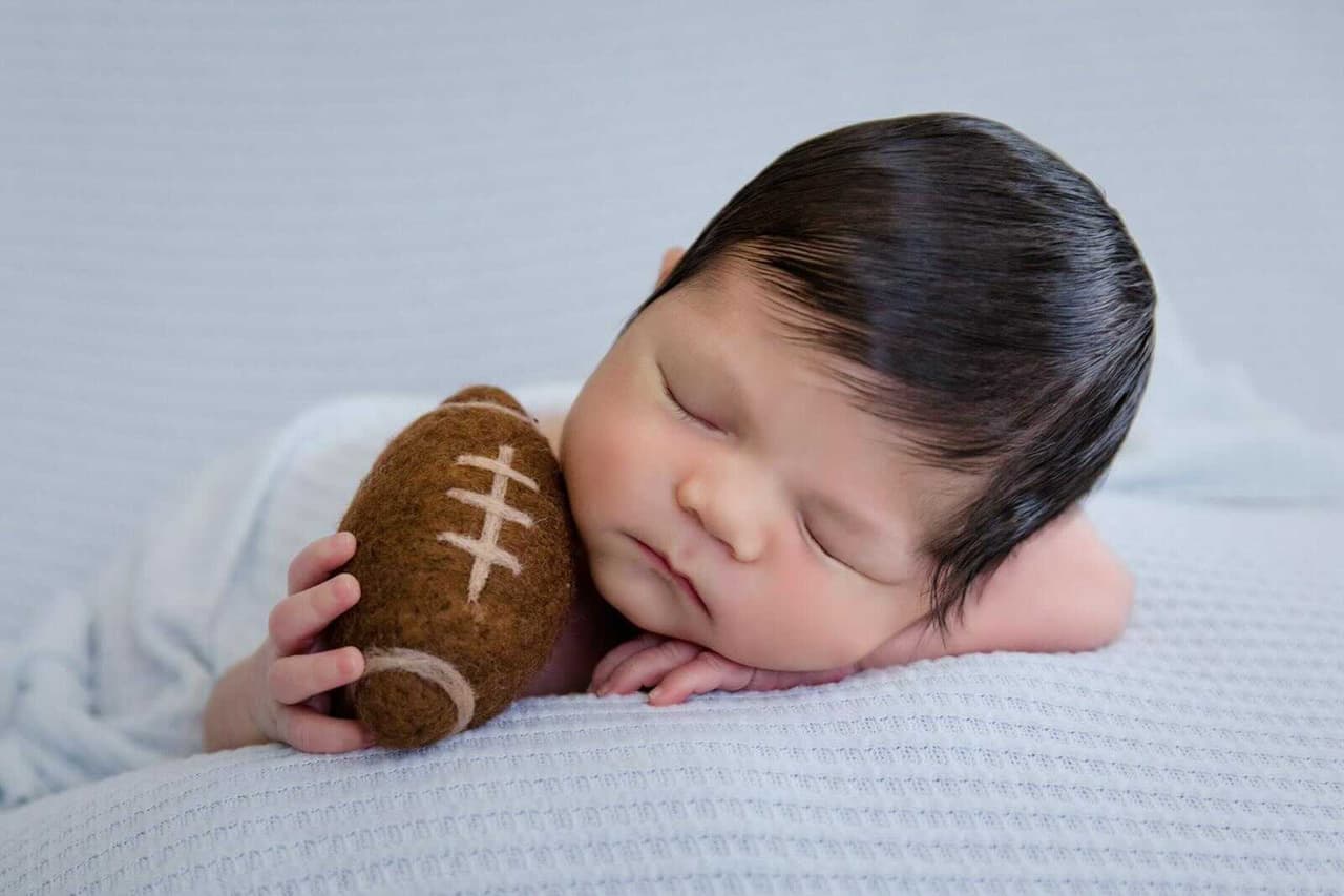 Las fotos fueron tomadas a tan solo 20 días de nacido.