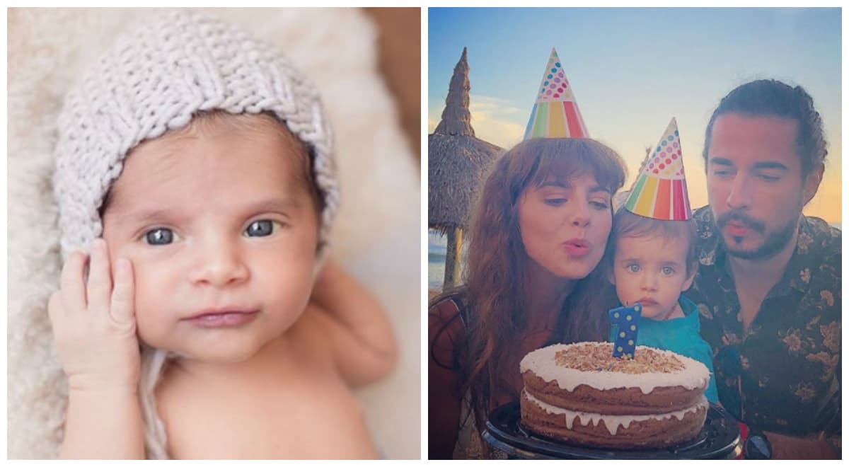 En fotos: así ha crecido en su primer año de vida el bebé de Michelle Renaud