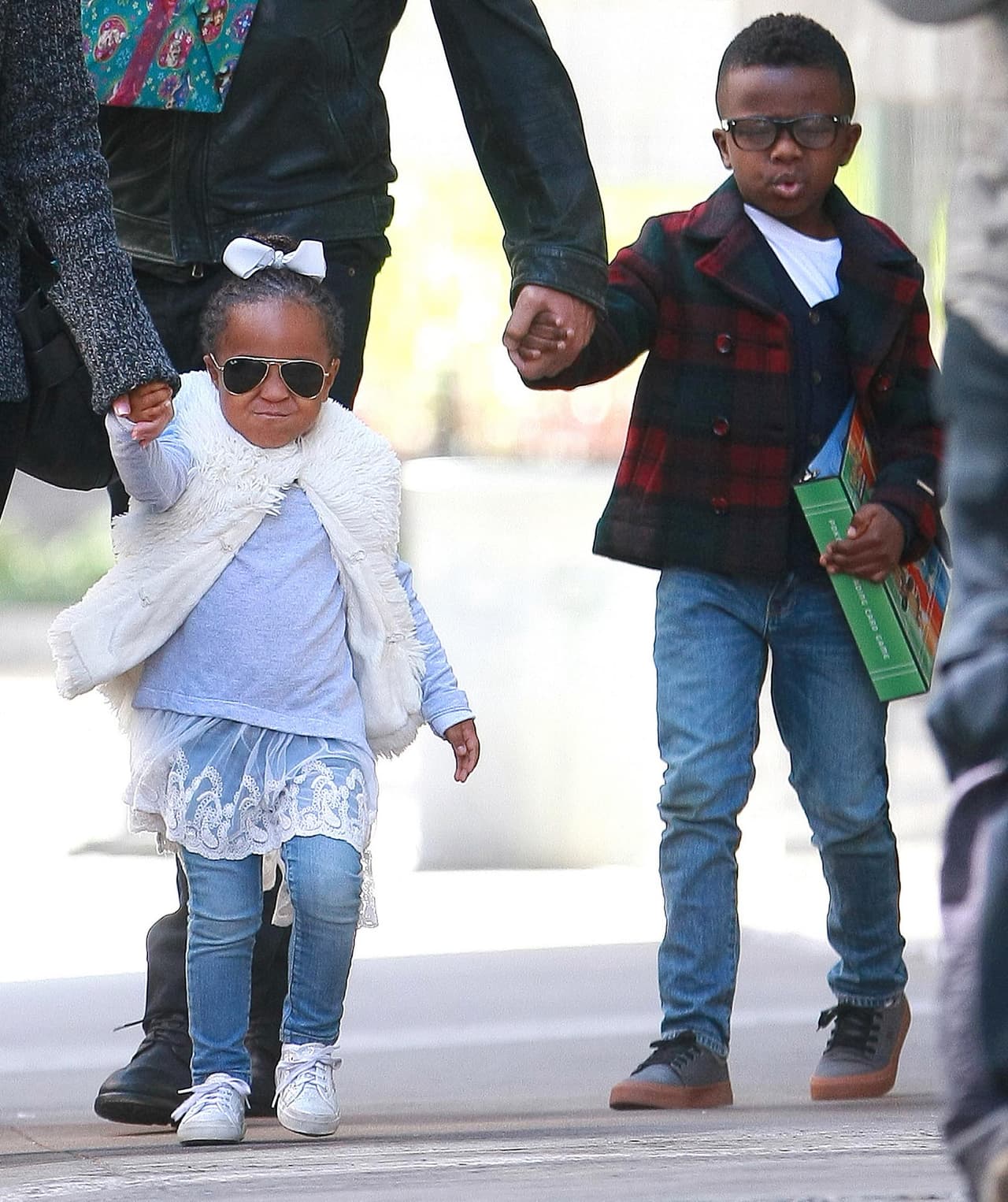 Awww! Los niños de Sandra Bullock no podrían ser más cool.