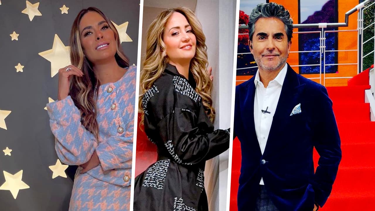 Andrea Legarreta se pone el vestido al revés y así la exhiben Galilea Montijo y Raúl Araiza