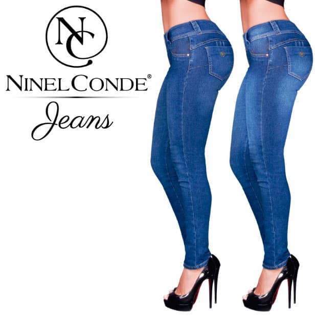 Por eso sacó a la venta una línea de jeans que resaltan los atributos femeninos, además de una faja que te hará lucir con cintura.