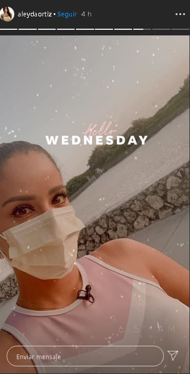 Empezar un nuevo mes junto a la playa fue una gran experiencia para la puertorriqueña.