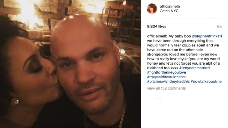Melanie Brown parecía estar orgullosa de todos los logros en su relación de pareja con Stephen Belafonte.