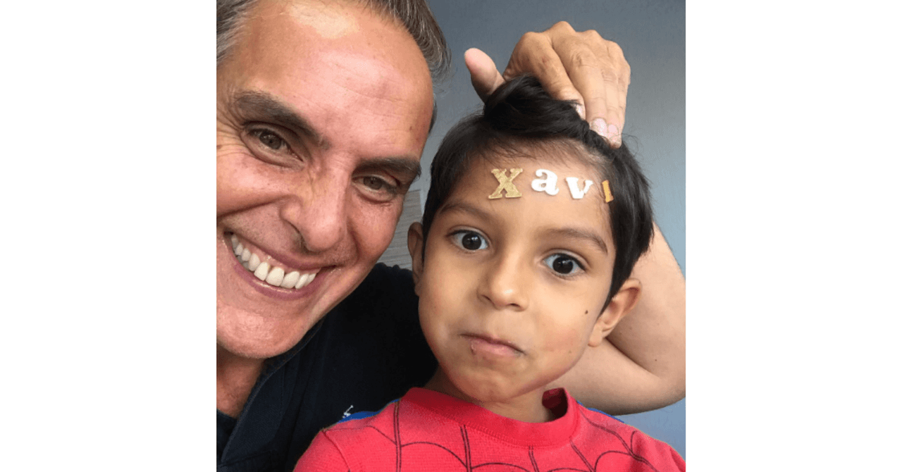 Xavier Ortiz y su hijo, Xavi