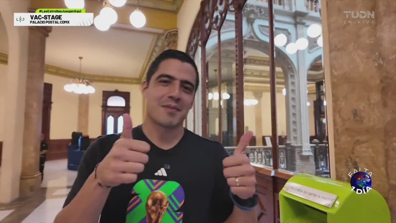 Vac Stage: Andrés Vaca acude al Palacio Postal en la CDMX