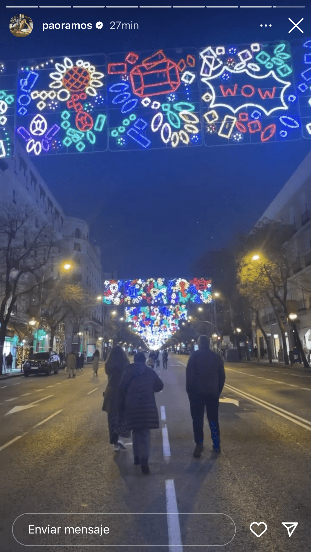 Se fueron a Madrid, según lo que Chiqui Delgado y Paola Ramos compartieron desde sus respectivas cuentas de Instagram.
<br>