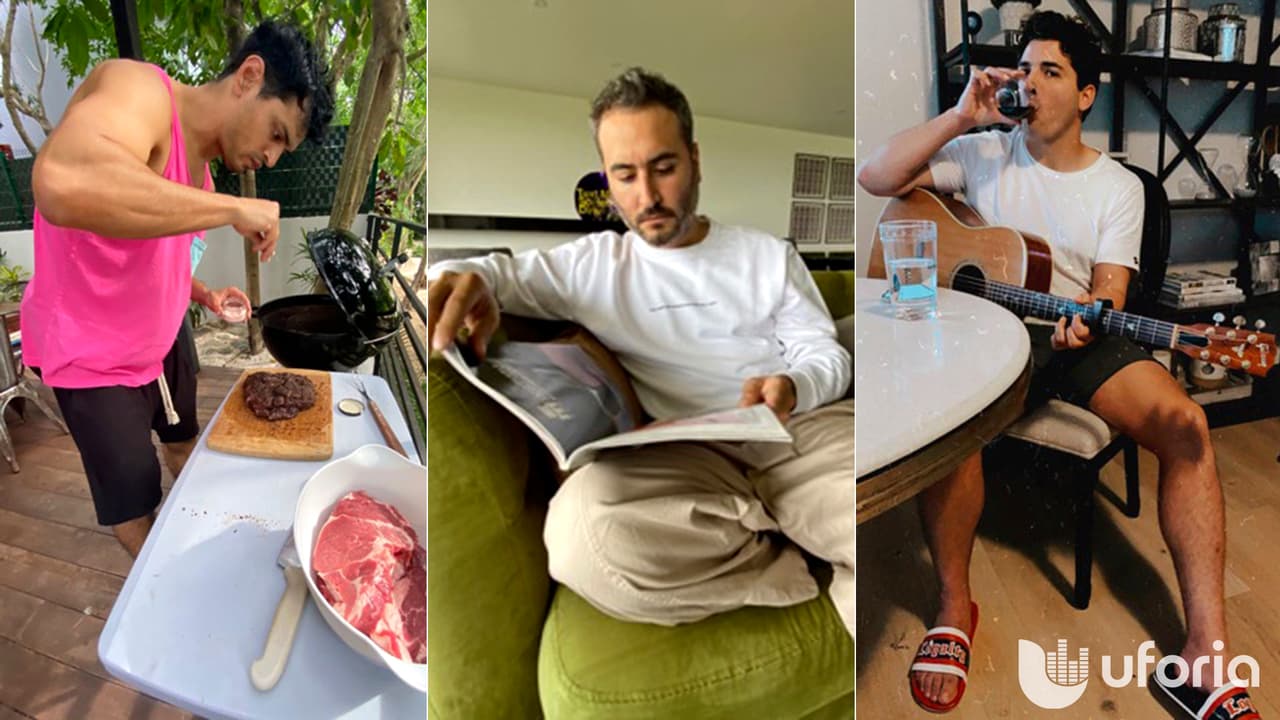 FOTOS EXCLUSIVAS: Un día con Reik desde la intimidad de sus casas en cuarentena