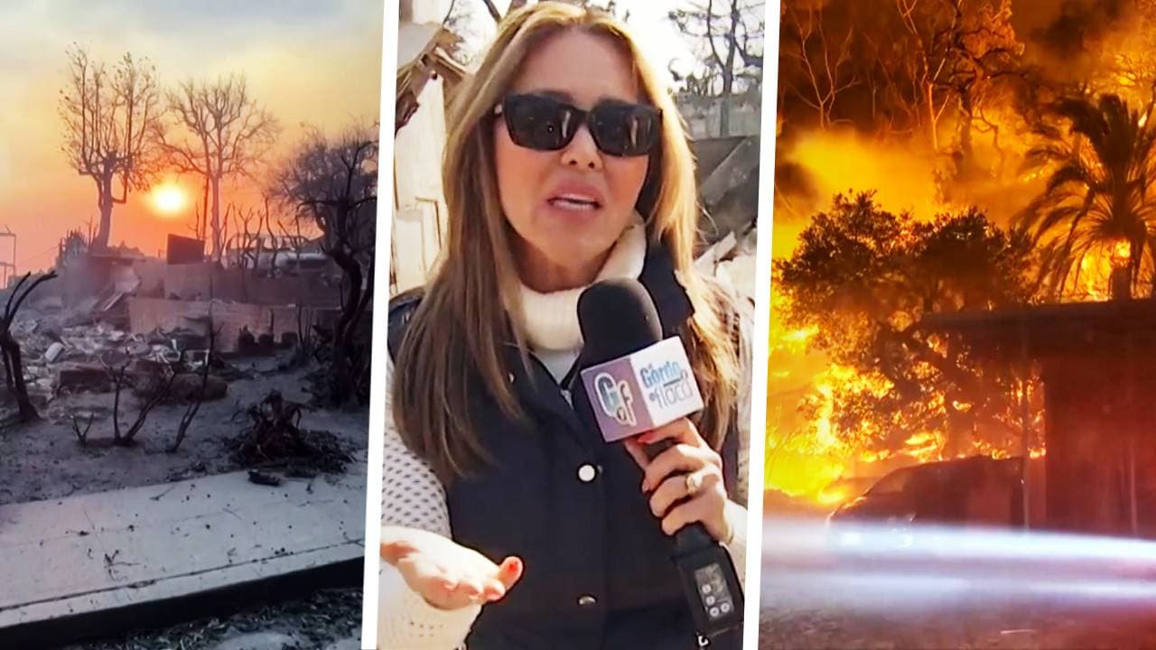 Tanya Charry muestra el desolador panorama tras los incendios en California: "La gente está molesta"