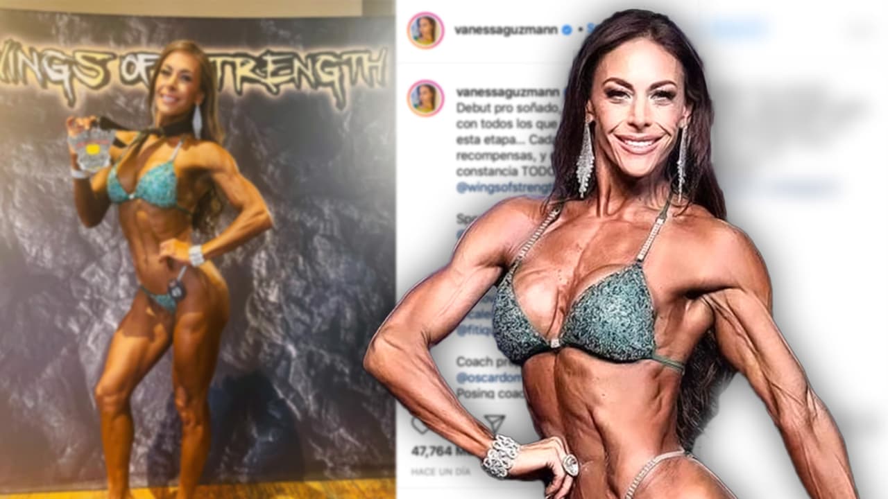 Vanessa Guzmán está imparable: con sus músculos gana otra medalla en su debut profesional en fisicoculturismo
