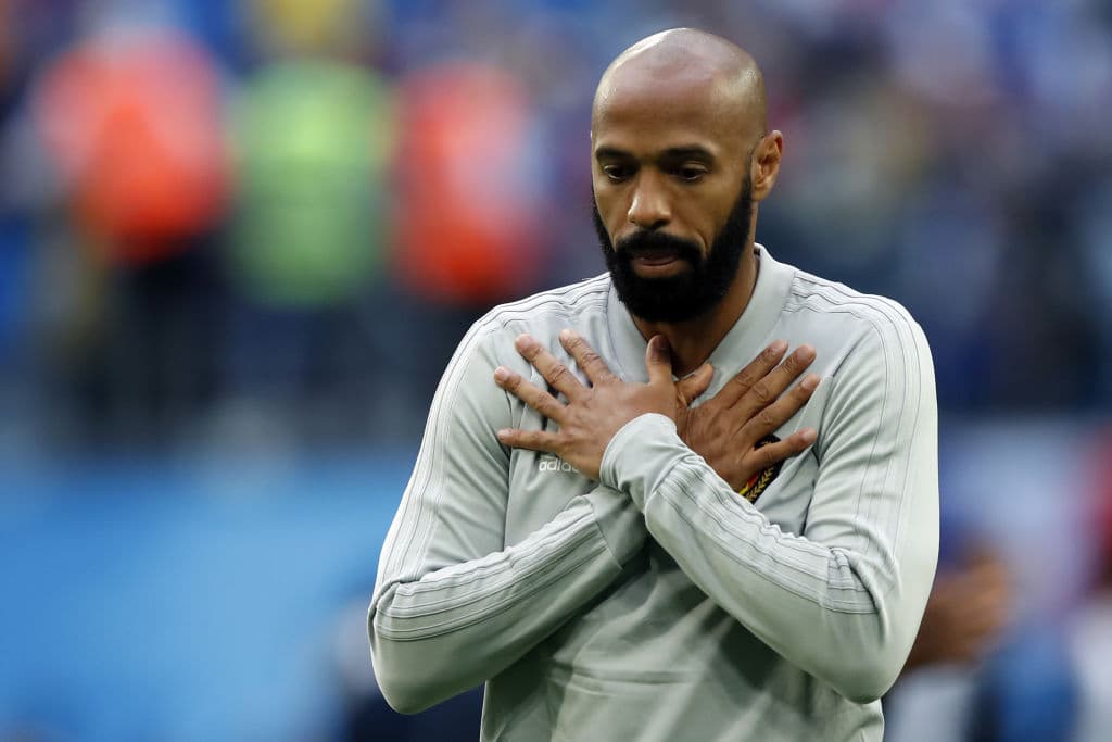 Thierry Henry tuvo un comienzo diferente, con una sensación que difícilmente podrá olvidar como parte del cuerpo técnico de Bélgica al enfrentar a Francia, su país.