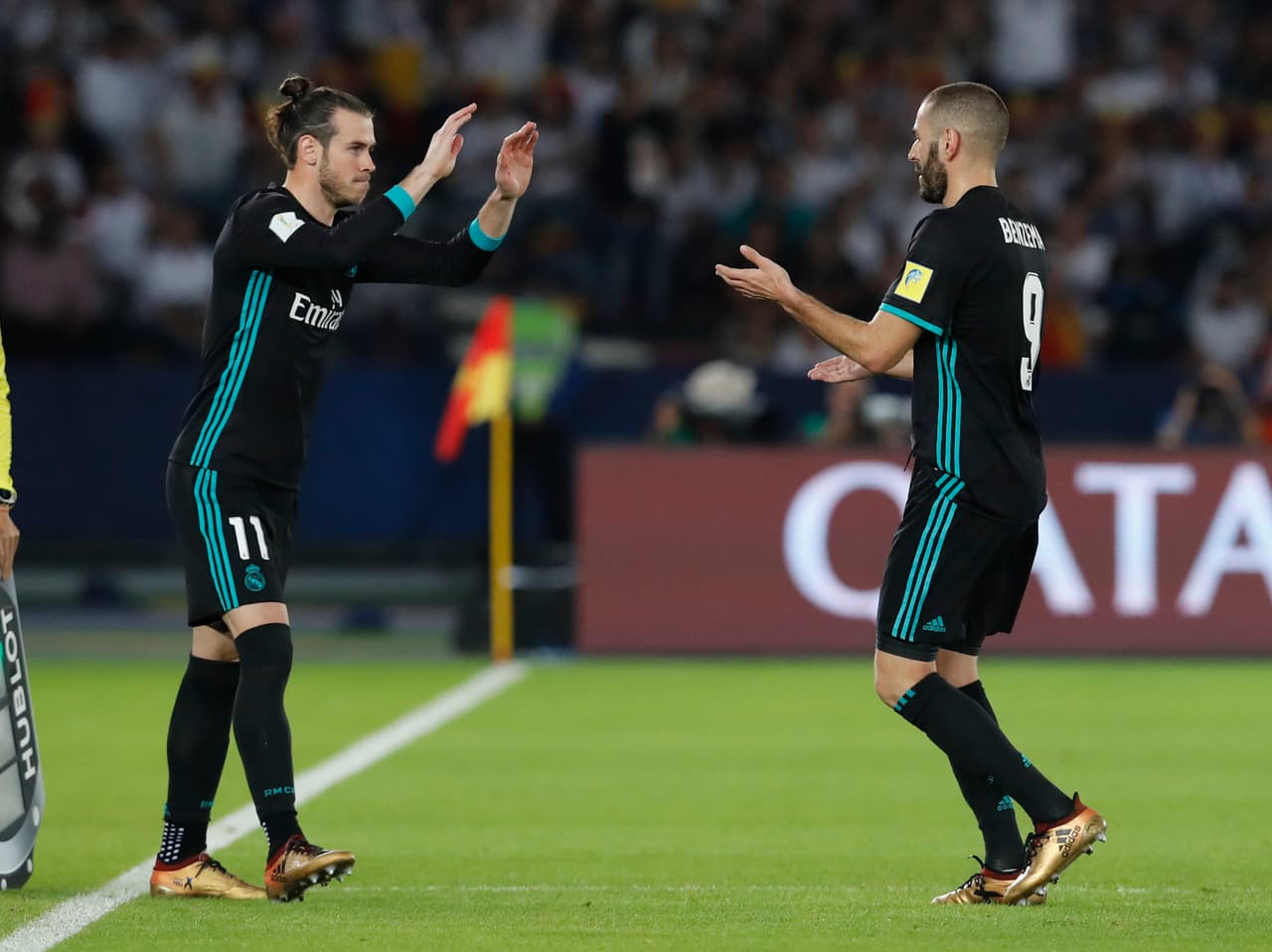 En el minuto 81 Karim Benzema dejó el campo para que Gareth Bale reapareciera. Sería actor principal.