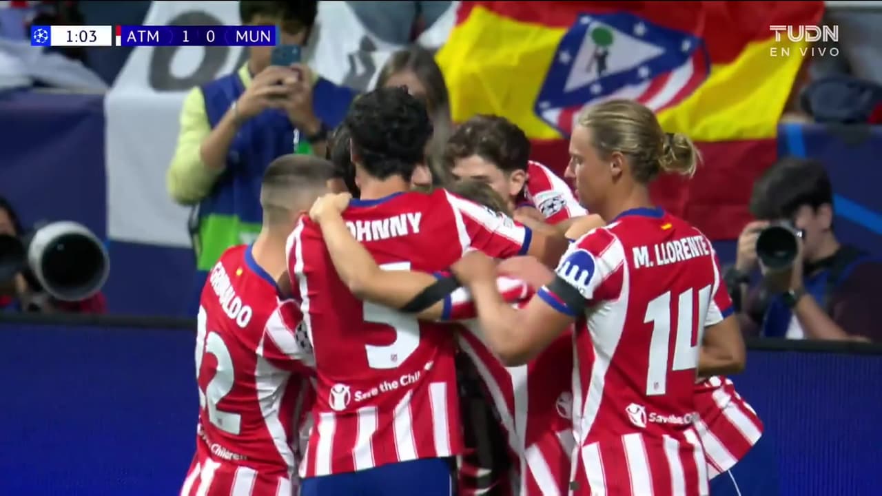 ¡Gol de vestidor! Pablo Barrios adelanta al Atlético a los 50 segundos