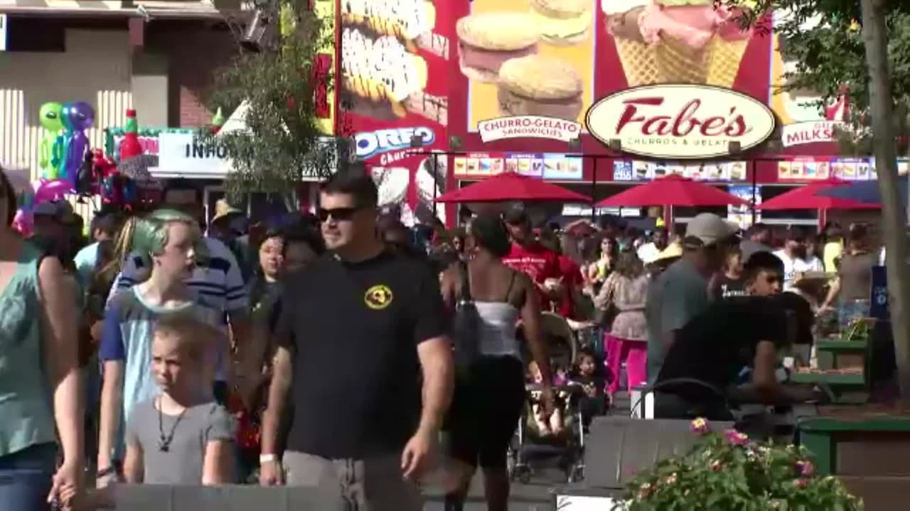 Pelea en Feria de Fresno