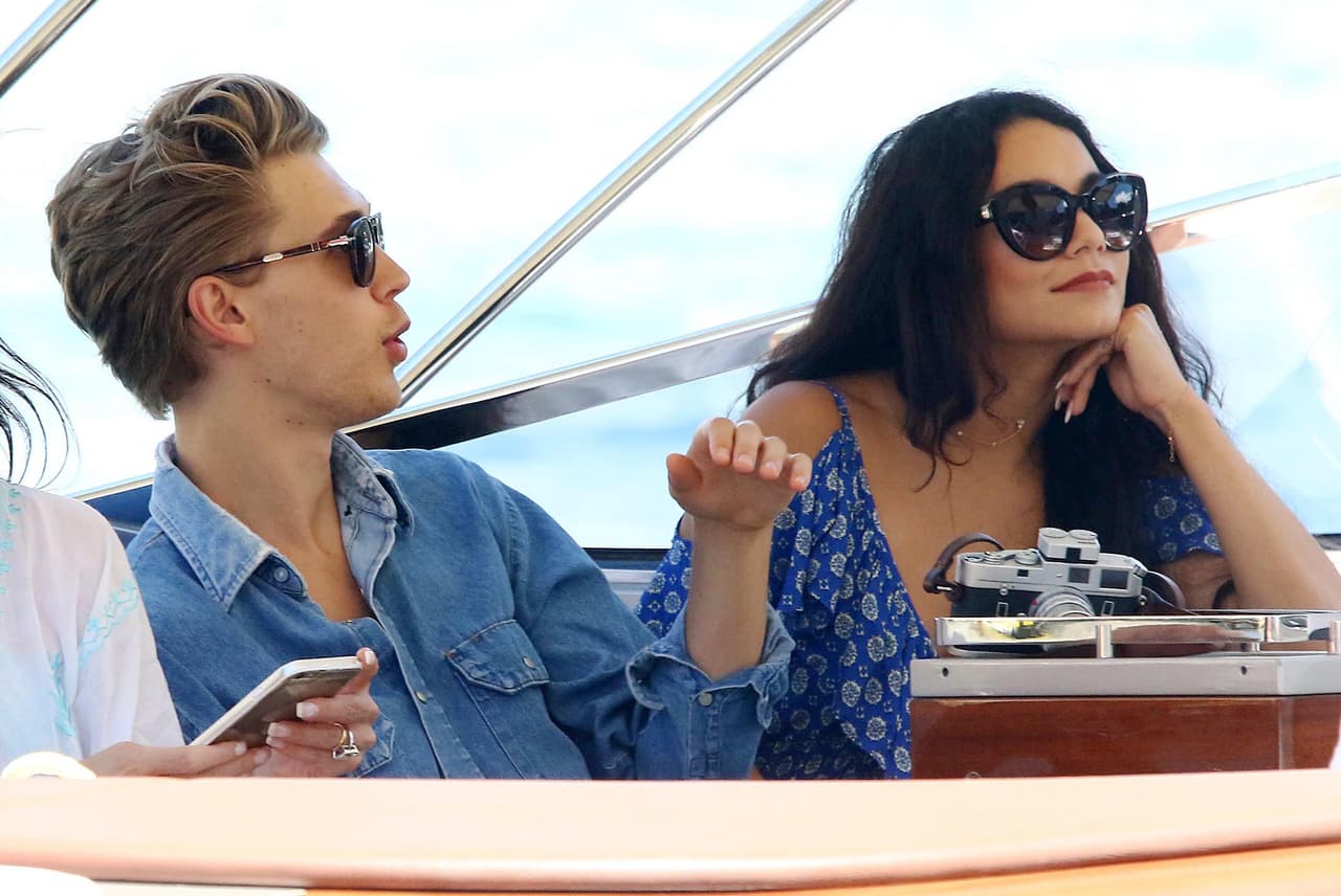 Vanessa Hudgens y Austin Butler están de paseo en Portofino.