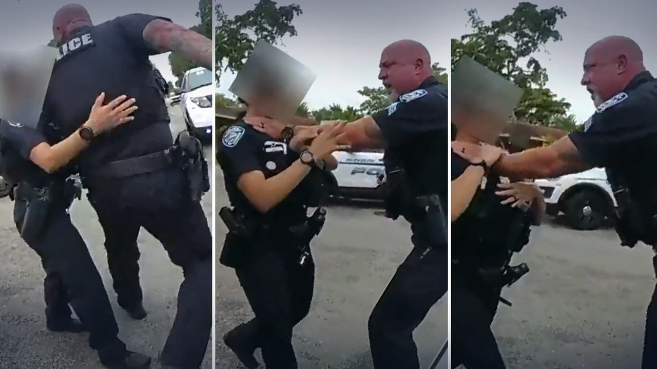 Policía novata enfrenta a sargento por maltrato que da a hombre en arresto y él se voltea contra ella