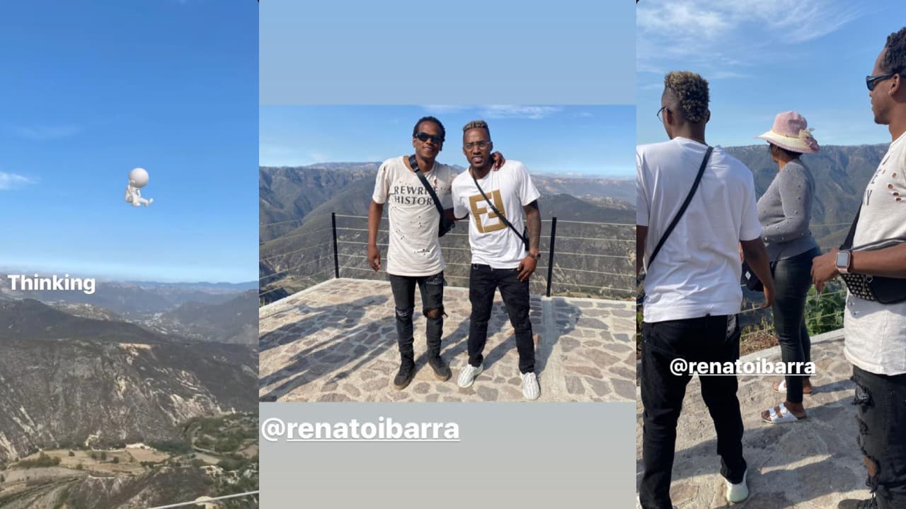 Renato Ibarra recarga energía tras salir de la cárcel