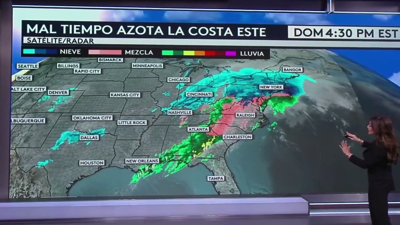 Pronóstico del clima en EEUU para el 26 de enero: nevadas históricas, hielo y contrastes extremos de temperatura