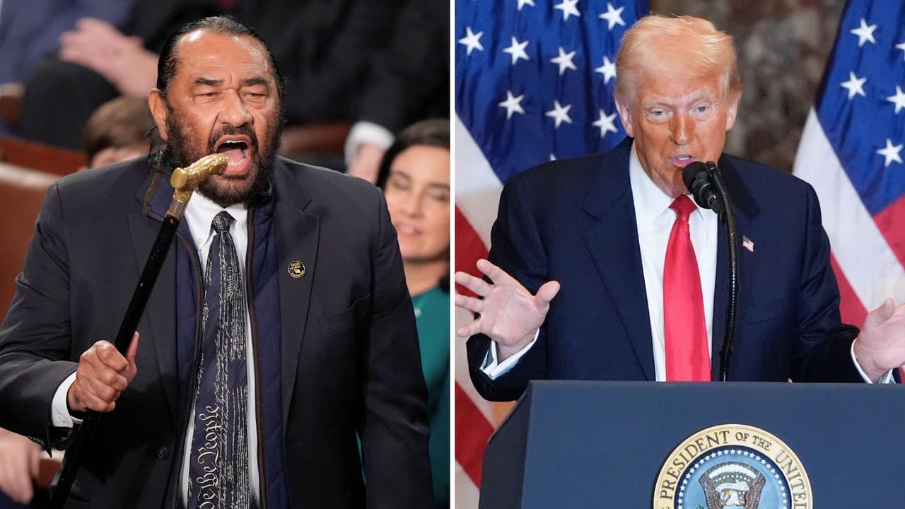 Congresista demócrata de Houston inicia su cuarto intento de destituir a Trump, esta vez por sus polémicos planes sobre Gaza