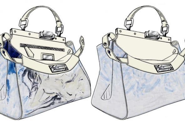 Esta es su colaboración con Fendi. (Imagen de Fendi).