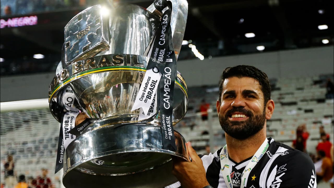 Diego Costa se va del Atlético Mineiro tras ser bicampeón y después de cinco meses