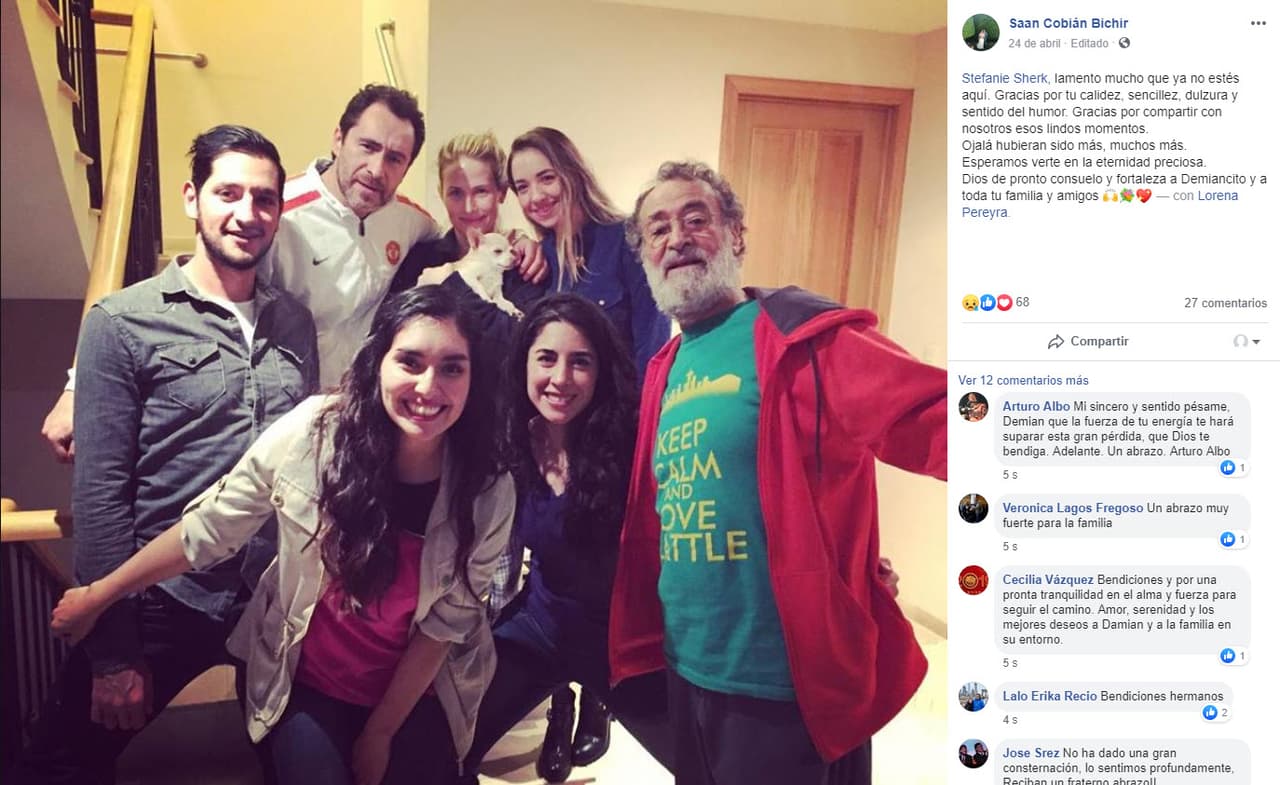 "Algunas veces platicamos de Demián, cuando estuvo nominado al Oscar, me contaba anécdotas lindas entre ella y su familia, que la querían mucho".
<br>