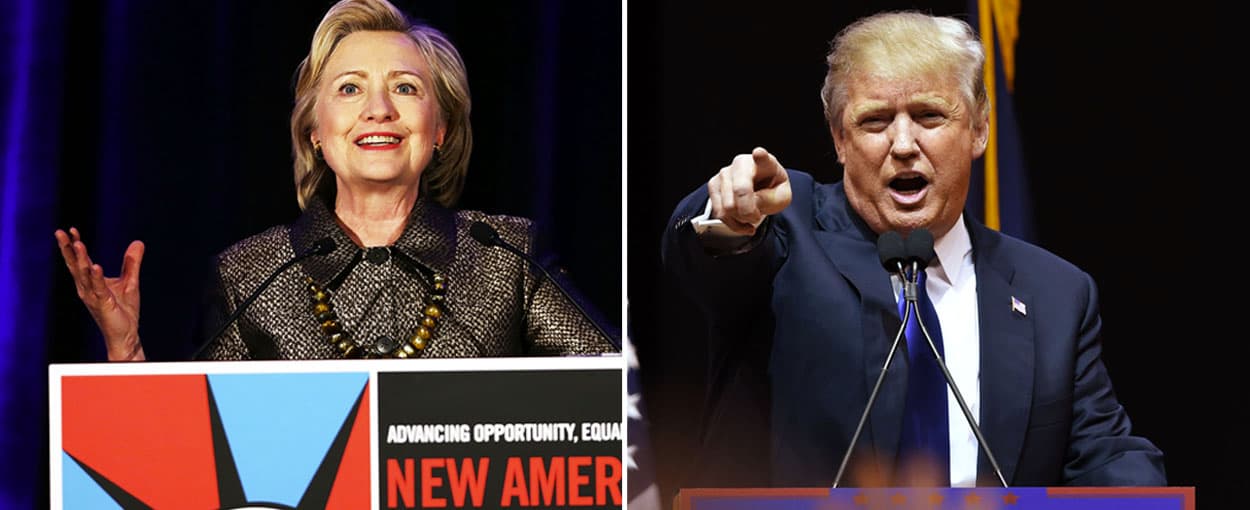 Clinton sigue amenazando a Trump en estados péndulos