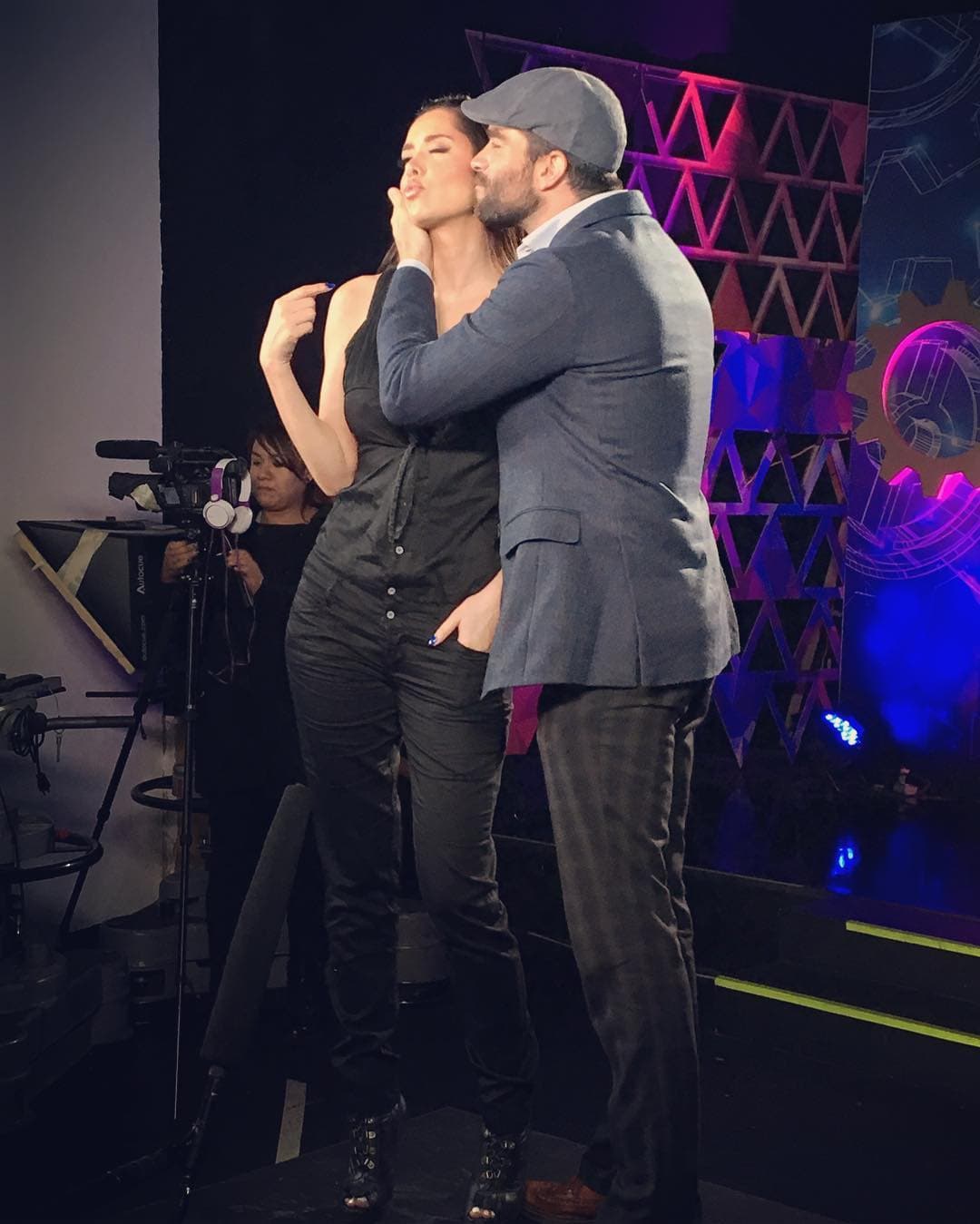 Cuando los actores coincidían en algún lugar o grabación, no dudaban en demostrarse el afecto que se tienen.