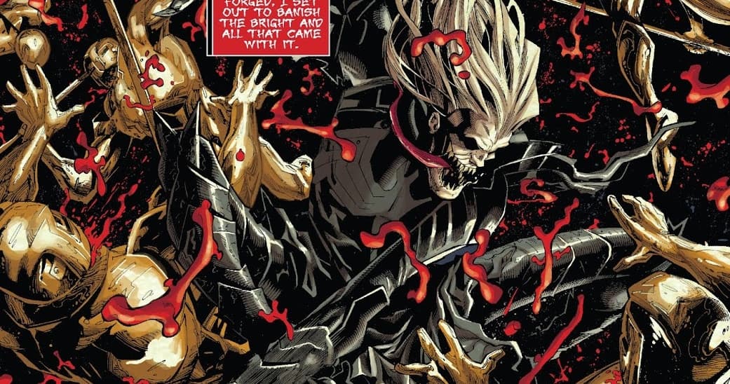 Knull peleando en los cómics de Marvel