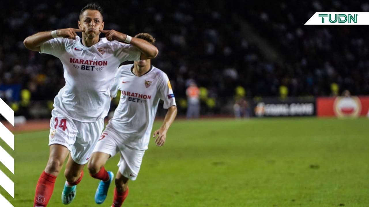 El gol de Chicharito, entre los mejores de Europa League