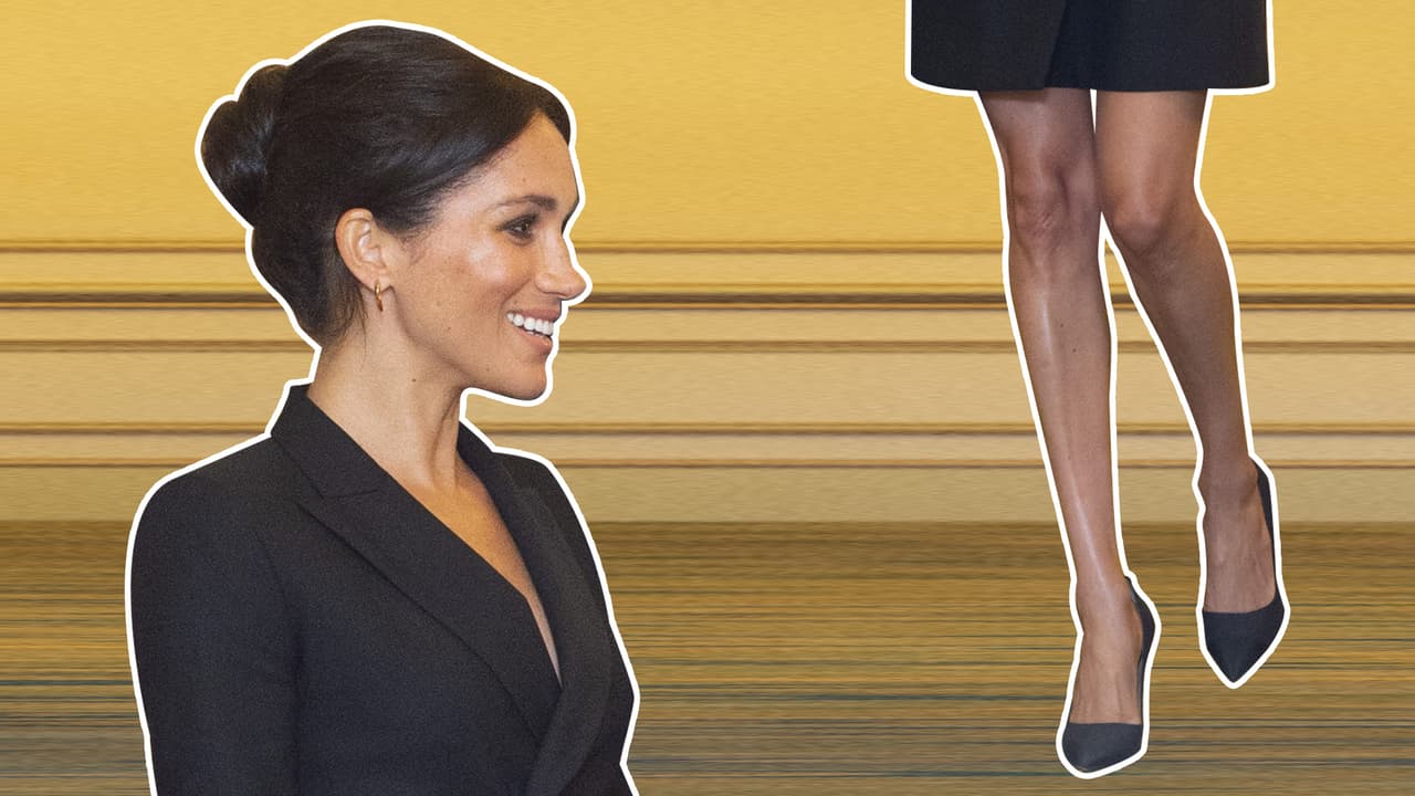 Piernas al desnudo: con este look Meghan deja claro el poder de una minifalda