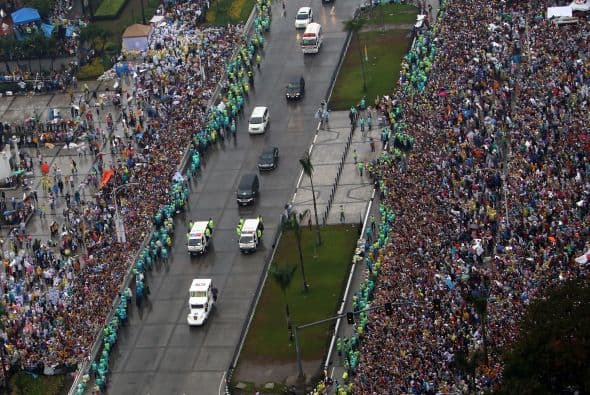 Alrededor del 80 por ciento de la población del país profesa el catolicismo.