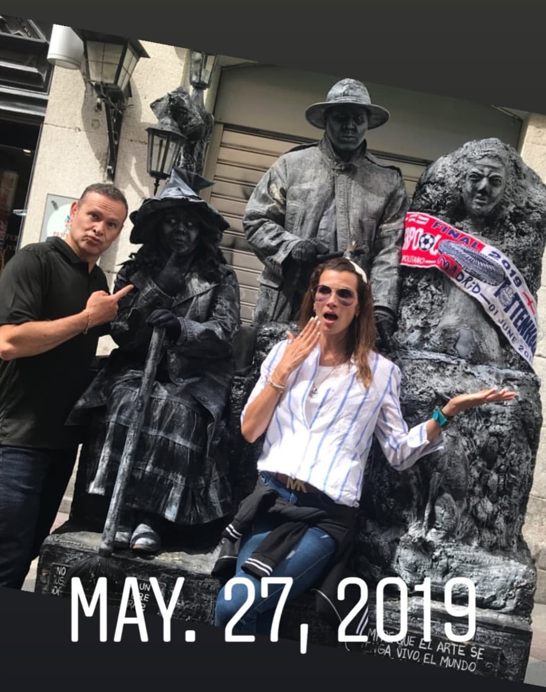 Los enamorados se han fotografiado en los lugares más emblemáticos e impresionantes de Madrid.
<br>