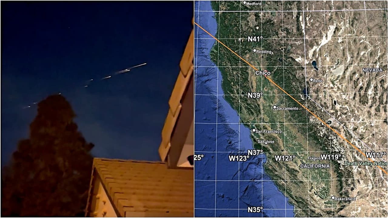 Qué son las misteriosas luces que aparecieron en los cielos de California: te explicamos