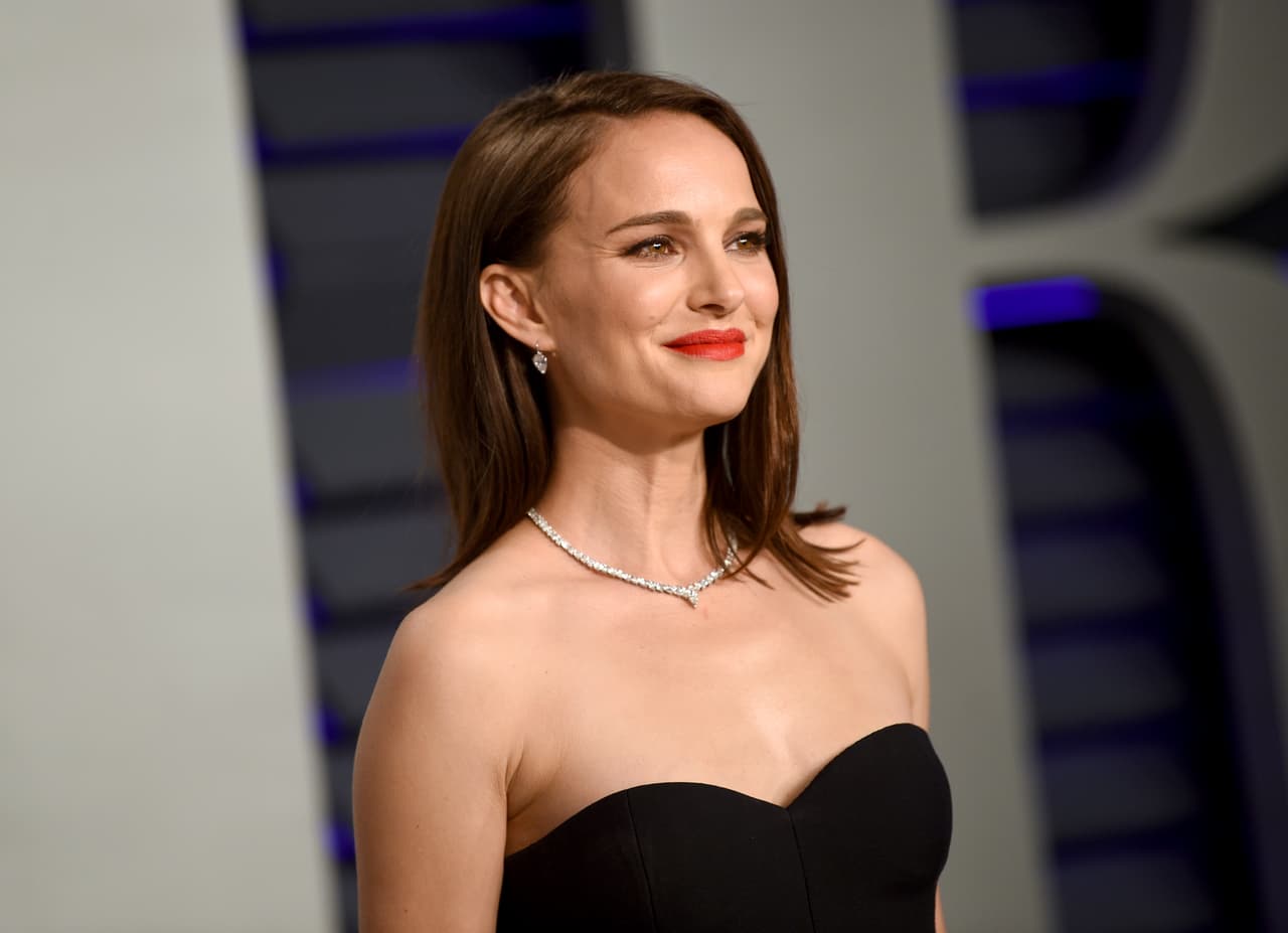 Natalie Portman arrives at the Vanity Fair Oscar Party on Sunday, Feb. 24, 2019, in Beverly Hills, Calif. (Photo by Evan Agostini/Invision/AP)