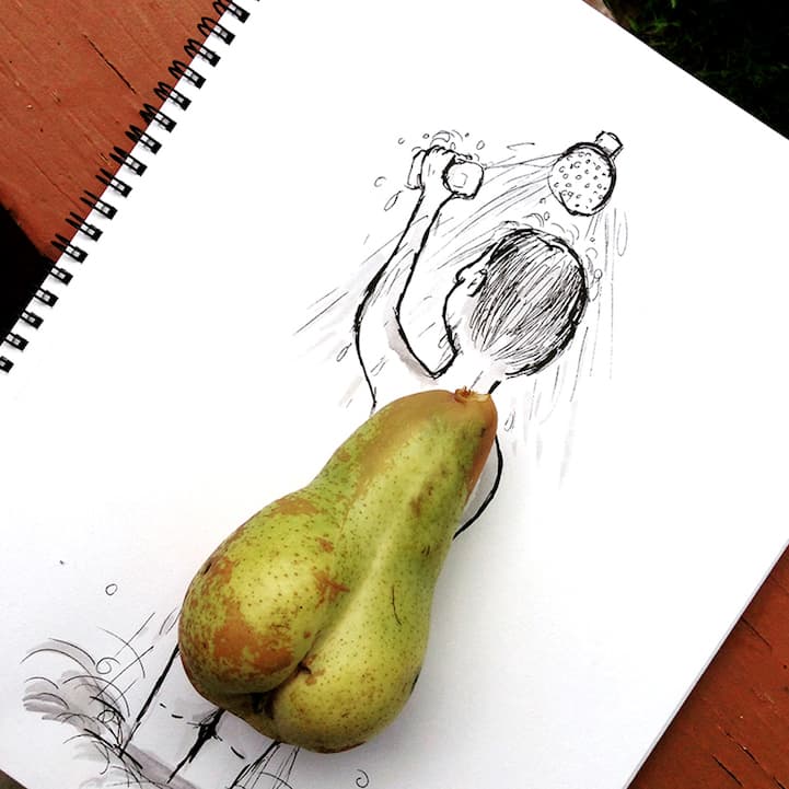 Geniales ilustraciones de un adolescente.