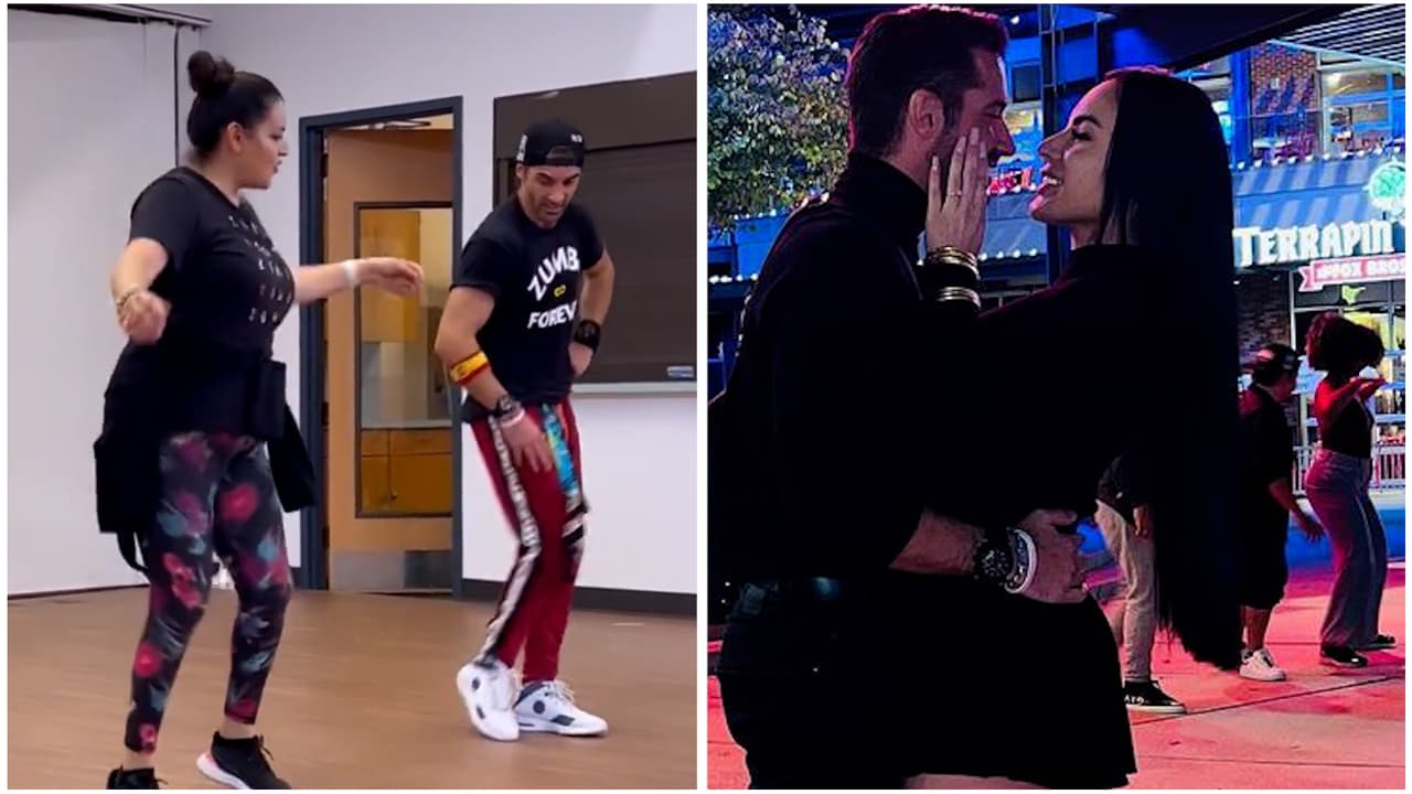 La 'suegra' de Toni Costa ya le sigue los pasos de zumba: Evelyn Beltrán mostró cómo bailaron juntos