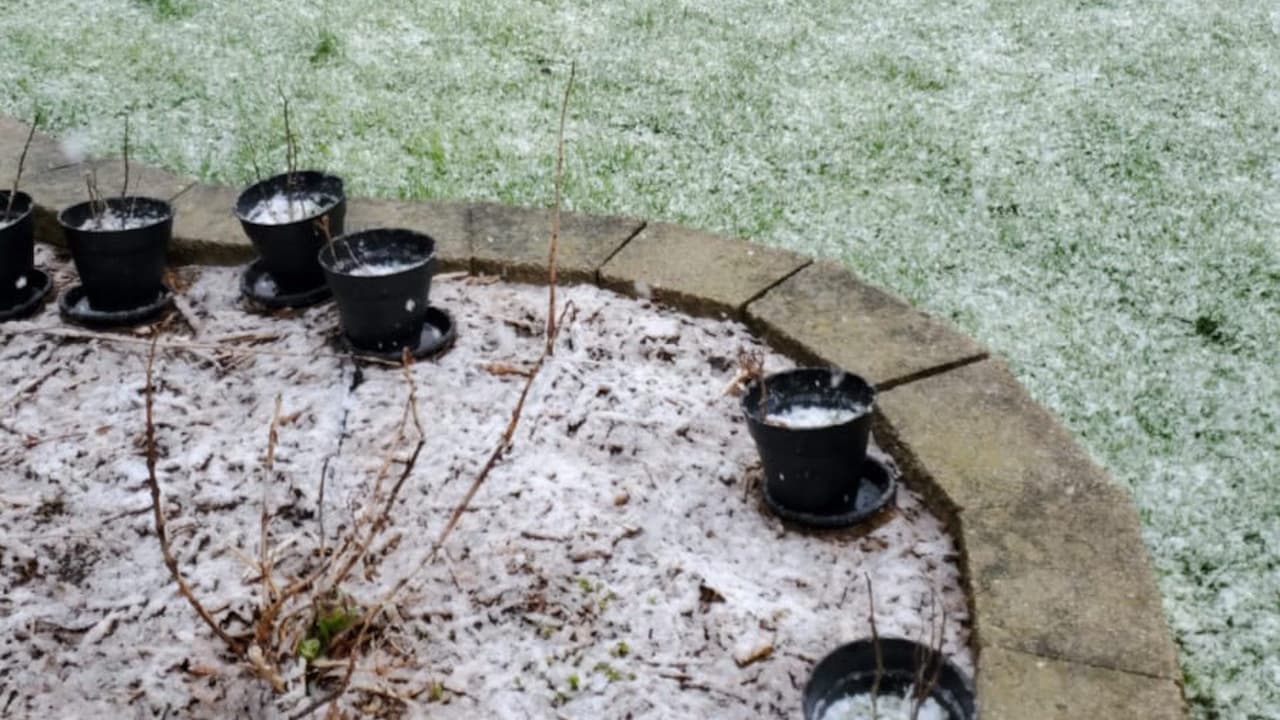 Al oeste de la ciudad comenzaron a haber acumulaciones.