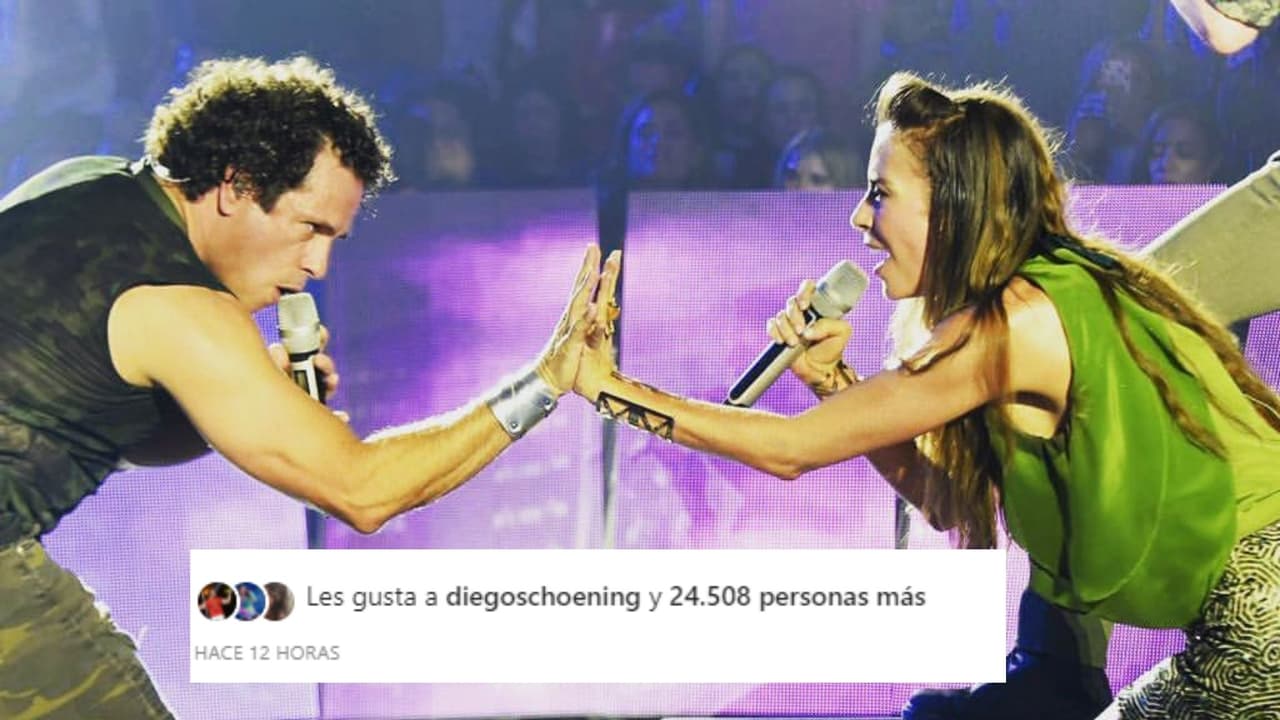 El actor y cantante Diego Schoening, quien también compartió escenario con Sasha, no hizo declaración alguna, sin embargo, mostró su apoyo al darle 'like' al post de su también amiga.
