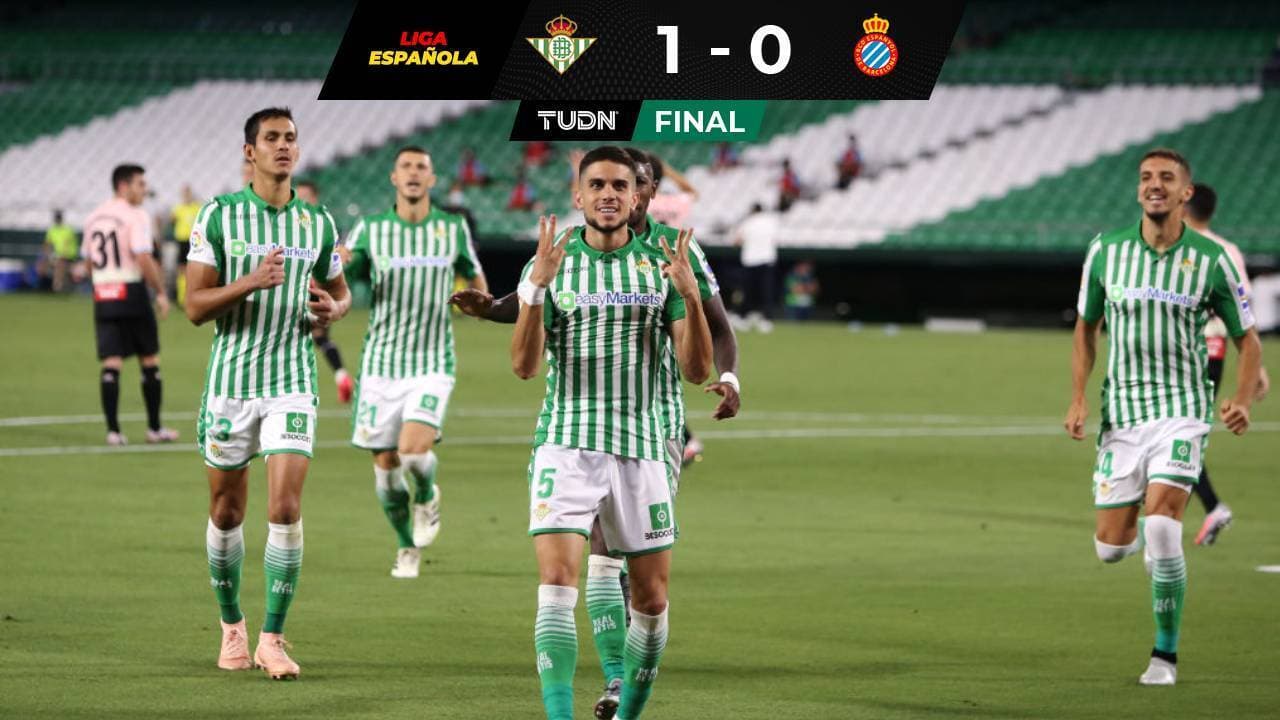 ¡Triunfo sin Lainez! Betis vence en el debut de su nuevo técnico
