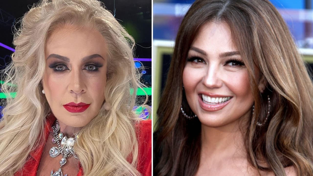 Así reaccionó Laura Zapata al darse cuenta de que compró unas sandalias de Thalía sin saberlo 