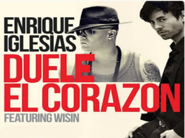 Enrique Iglesias y Wisín aspiran al 'Single del Año' con 'Duele el corazón'.