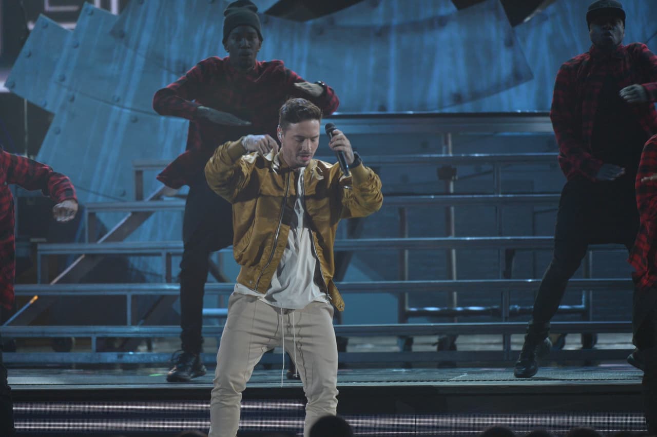 Este momento fue de los más fuertes de la noche.