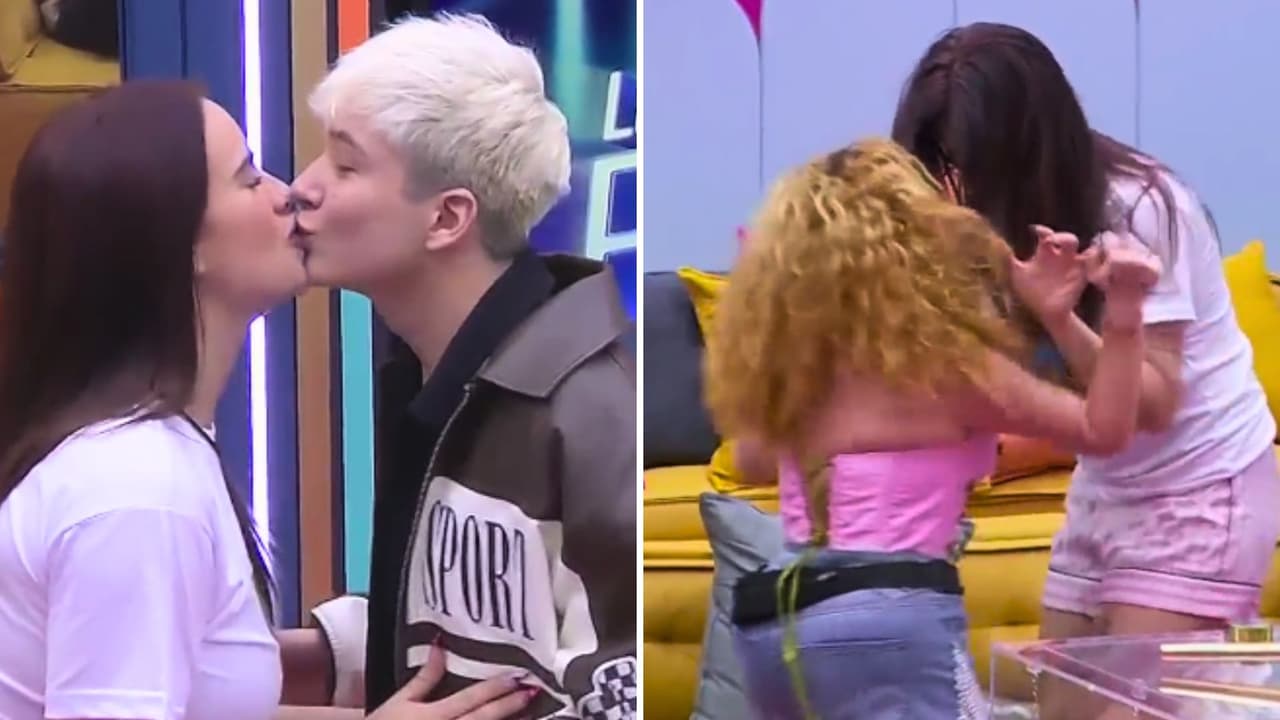 Hermano de Briggitte se besa con Gala: ella fue su primer beso y él entró a 'La Casa' por más. Su hermana reacciona