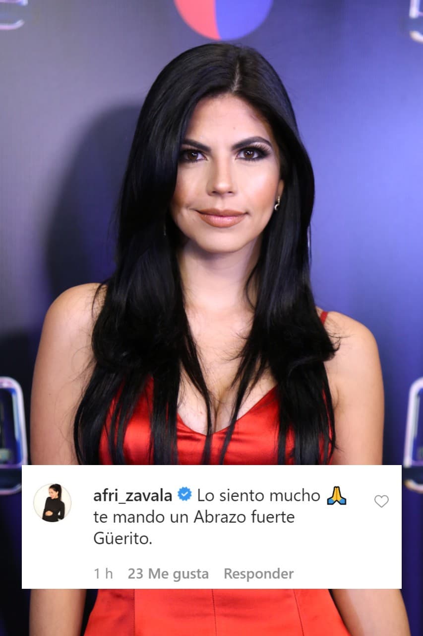 África Zavala es otra de las actrices que han trabajado con Castro y le mandó "un abrazo fuerte".