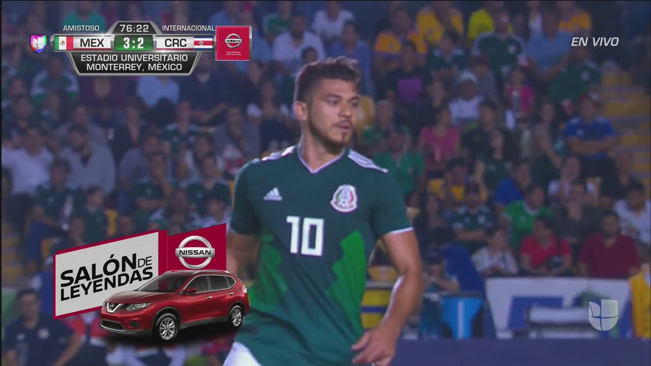 Henry Martin, el jugador del partido en el triunfo del 'Tri' sobre Costa Rica por 3-2