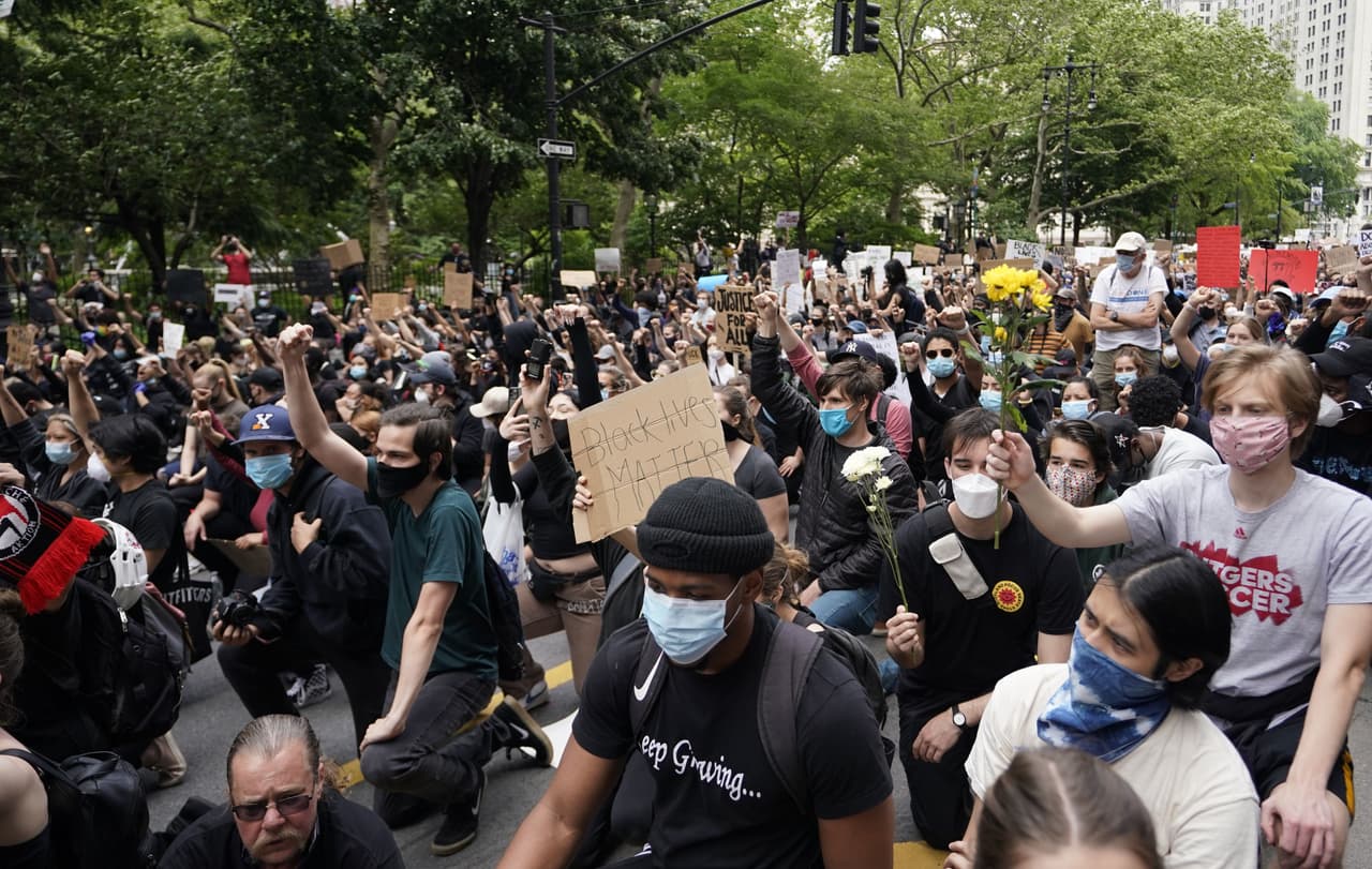 Sexto día consecutivo de protestas en NYC por la muerte de George Floyd.
