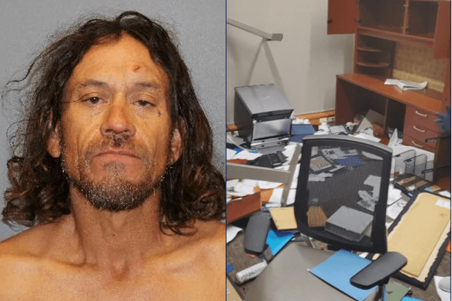 Arrestan a hispano tras orinar y defecar en oficina pública de Denton