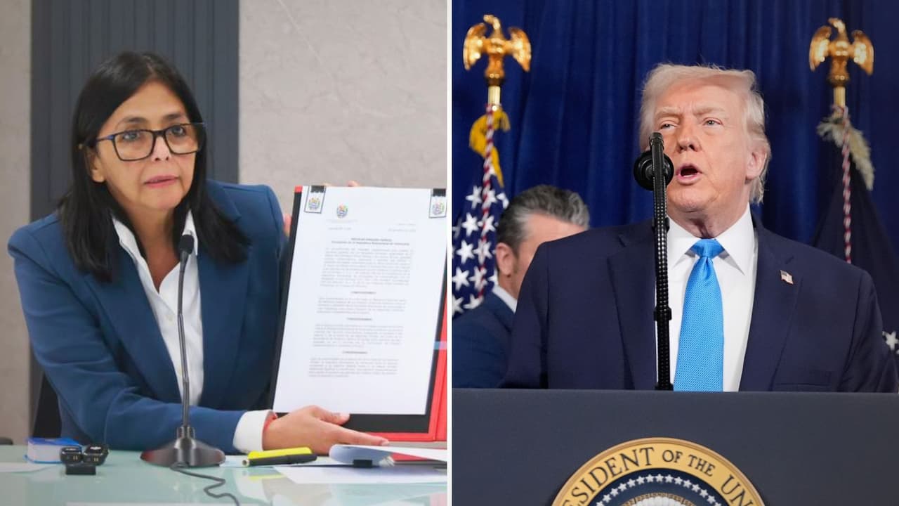 Quién es Delcy Rodríguez, la número dos del régimen venezolano que contradice a Donald Trump